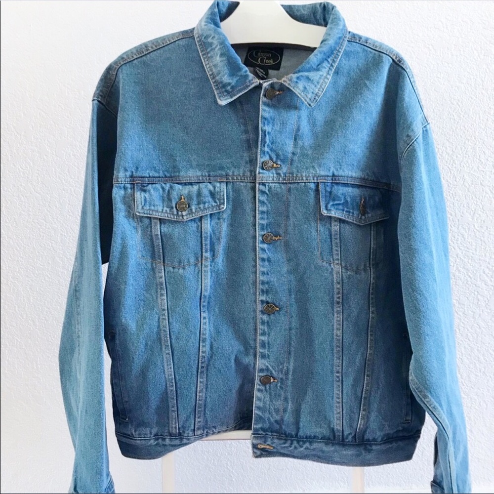 Mens Canyon Creek Denim Jacket. - Picture 2 of 8